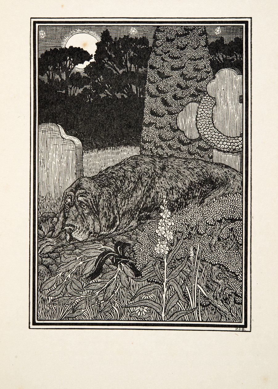 De Hond van Montargis, uit Honderd Anekdotes van Dieren, uitgegeven 1924 door Percy J. Billingshurst