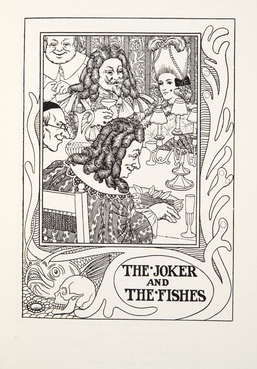 De Joker en de Vissen, uit Fontaine Fabels, uitgegeven 1905 door Percy J. Billingshurst