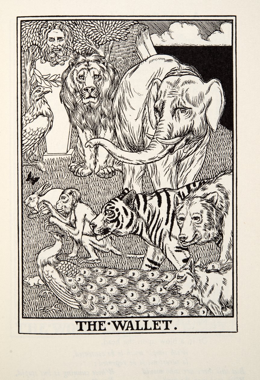 De Portemonnee, uit Fontaine Fabels, uitgegeven 1905 door Percy J. Billingshurst