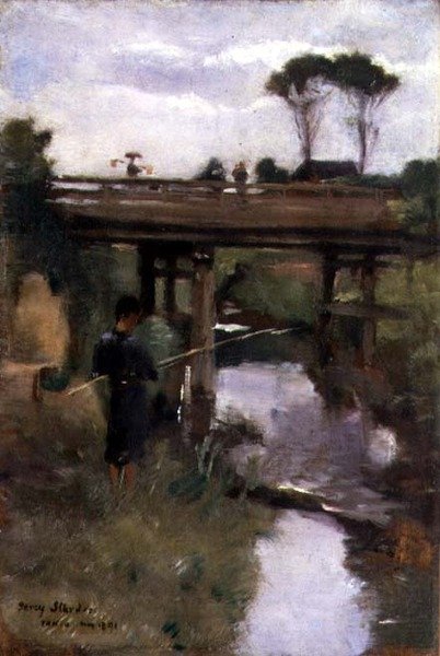 Visserjongen, Tokio, mei 1891 door Percy Sturdee