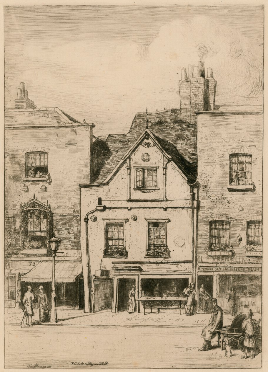 Chelsea (gravure) door Percy Thomas