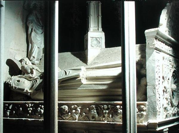 Graf van Blanche van Anjou, vrouw van Jacobus II van Aragon door Pere de Bonhull Pere de Bonhull
