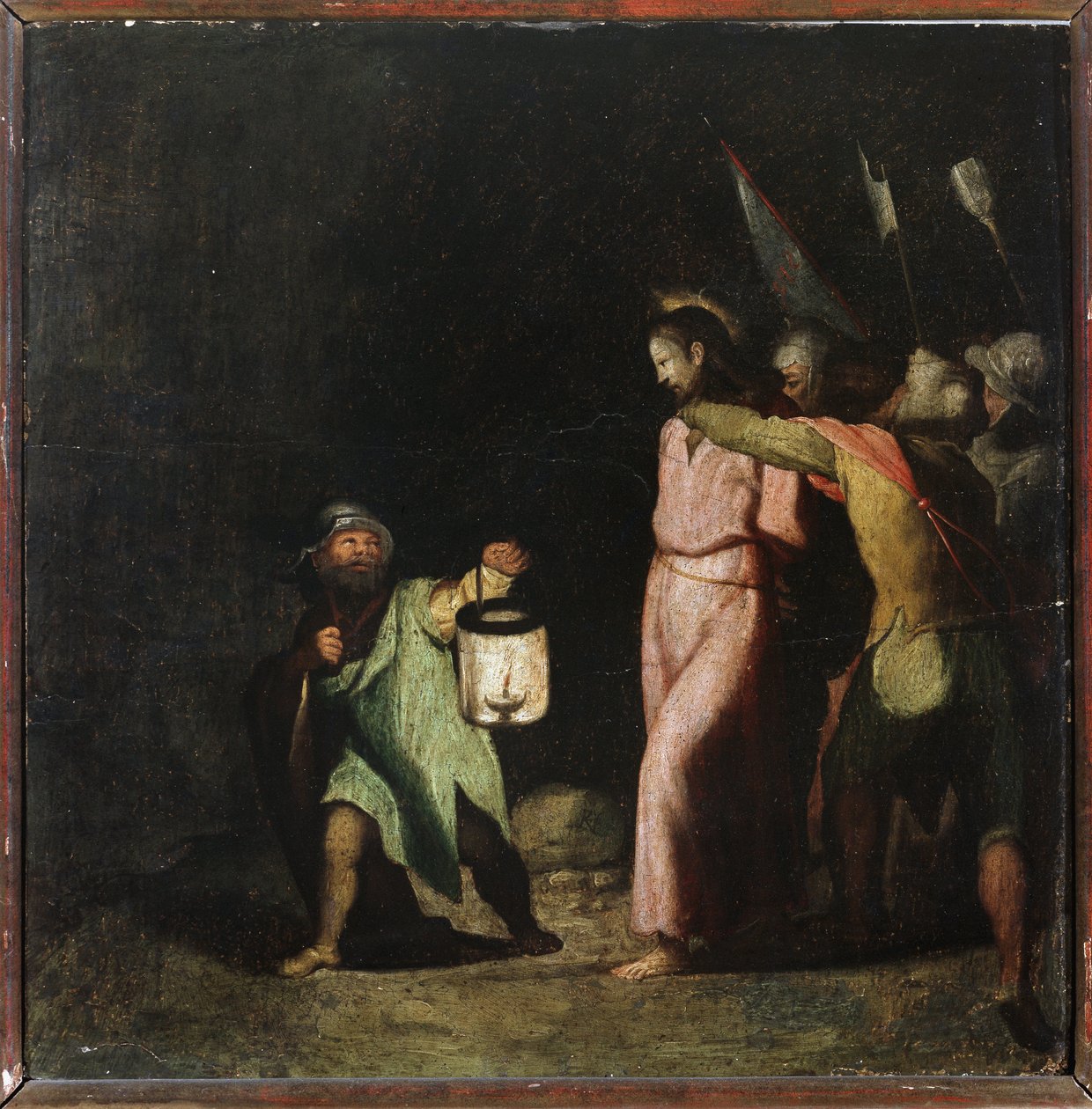 Passie van Christus: De gevangenneming van Christus door Perino del Vaga