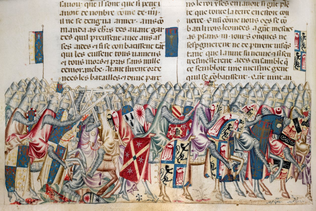 Expeditie van Xerxes, illustratie uit 