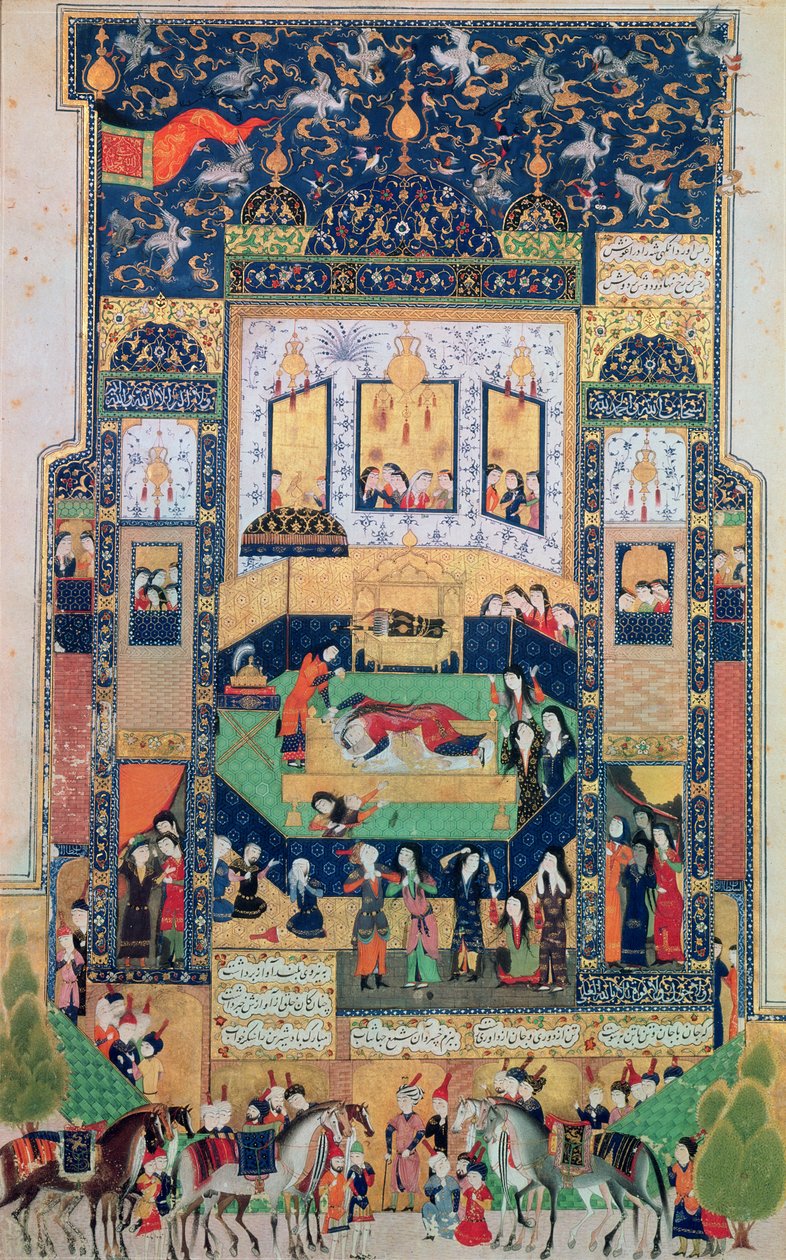 De dood van Shirin, illustratie bij 