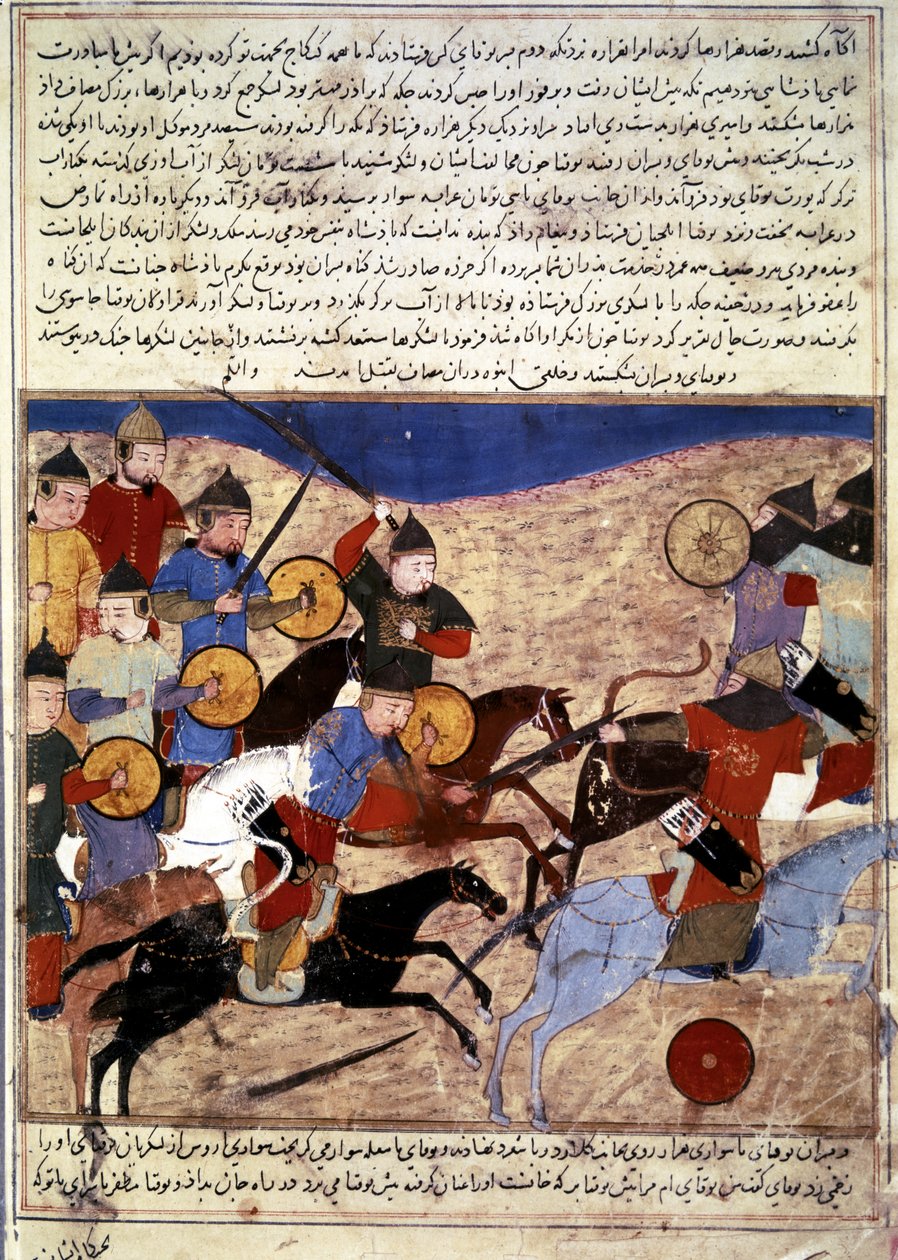 MONGOOLSE Geschiedenis: Mongoolse Krijgers door Persian School