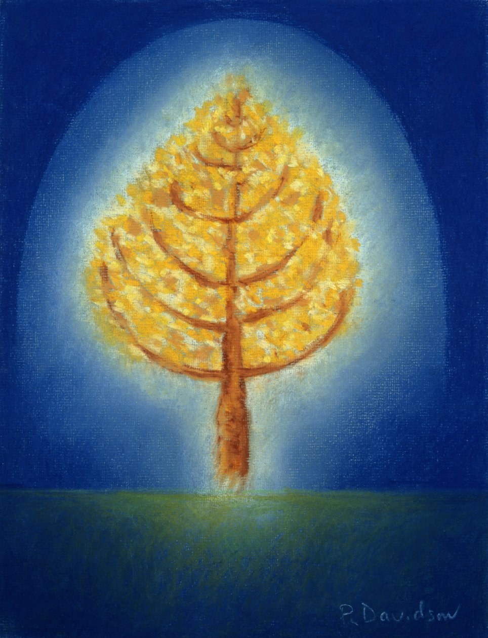 Gloeiende Boom, 1996 door Peter Davidson