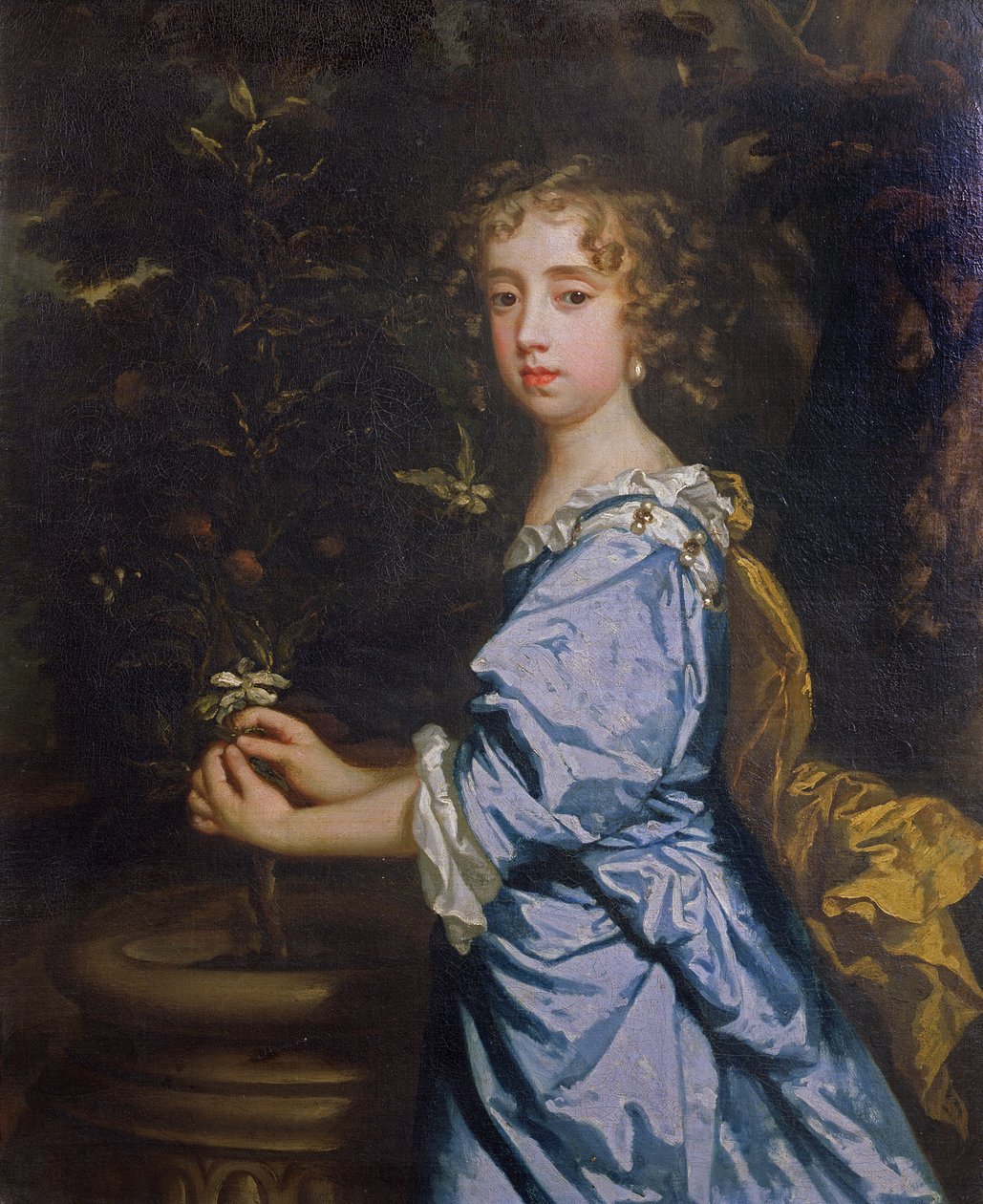 Isabella Dormer, 8 jaar oud, later Gravin van Mountrath door Peter Lely