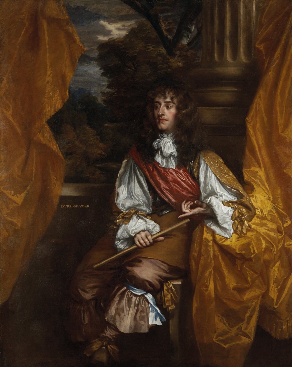 James VII en II, toen hertog van York, 1633 – 1701 door Peter Lely
