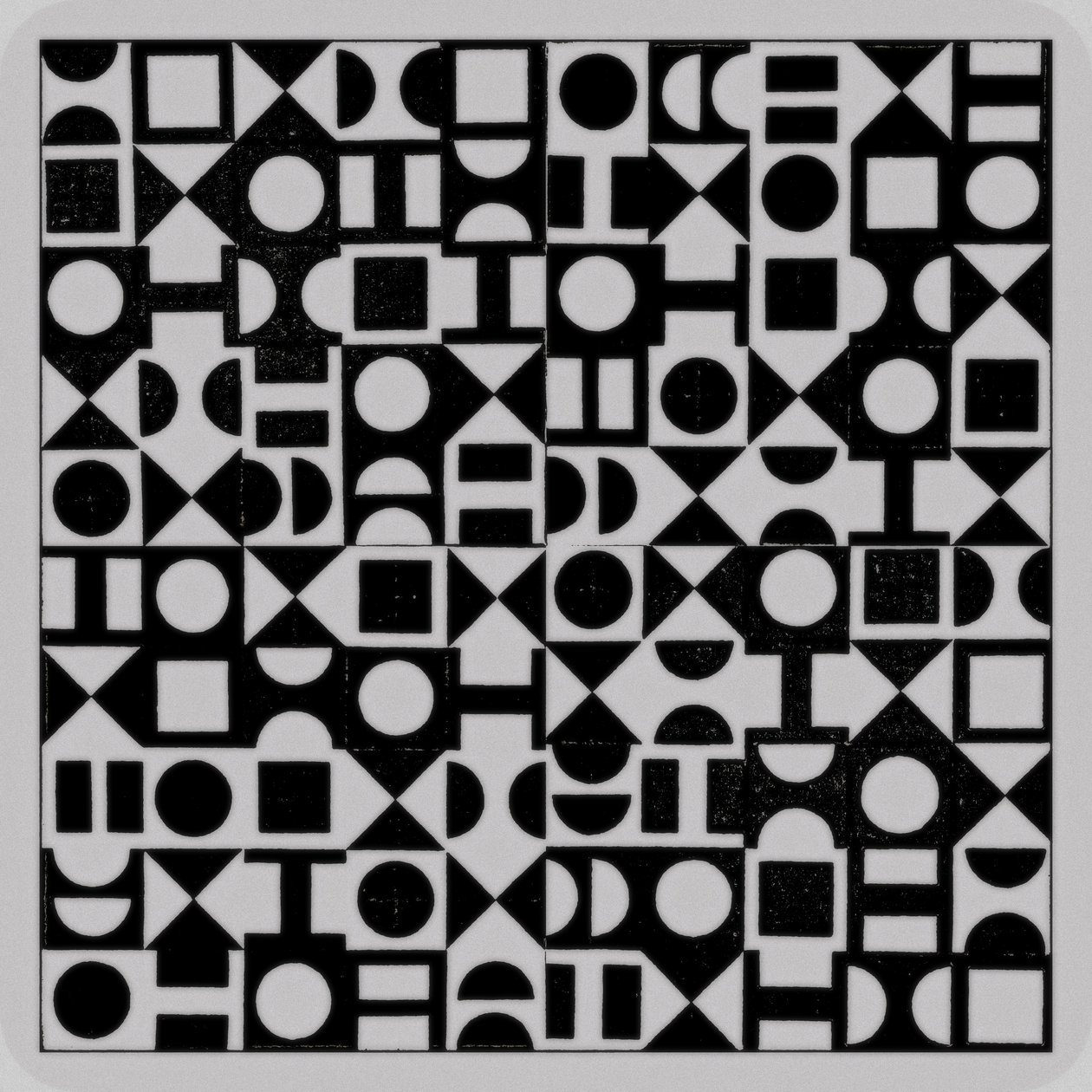 Basis Afgeleide, 2017, Gesimuleerde Houtsnede door Peter McClure