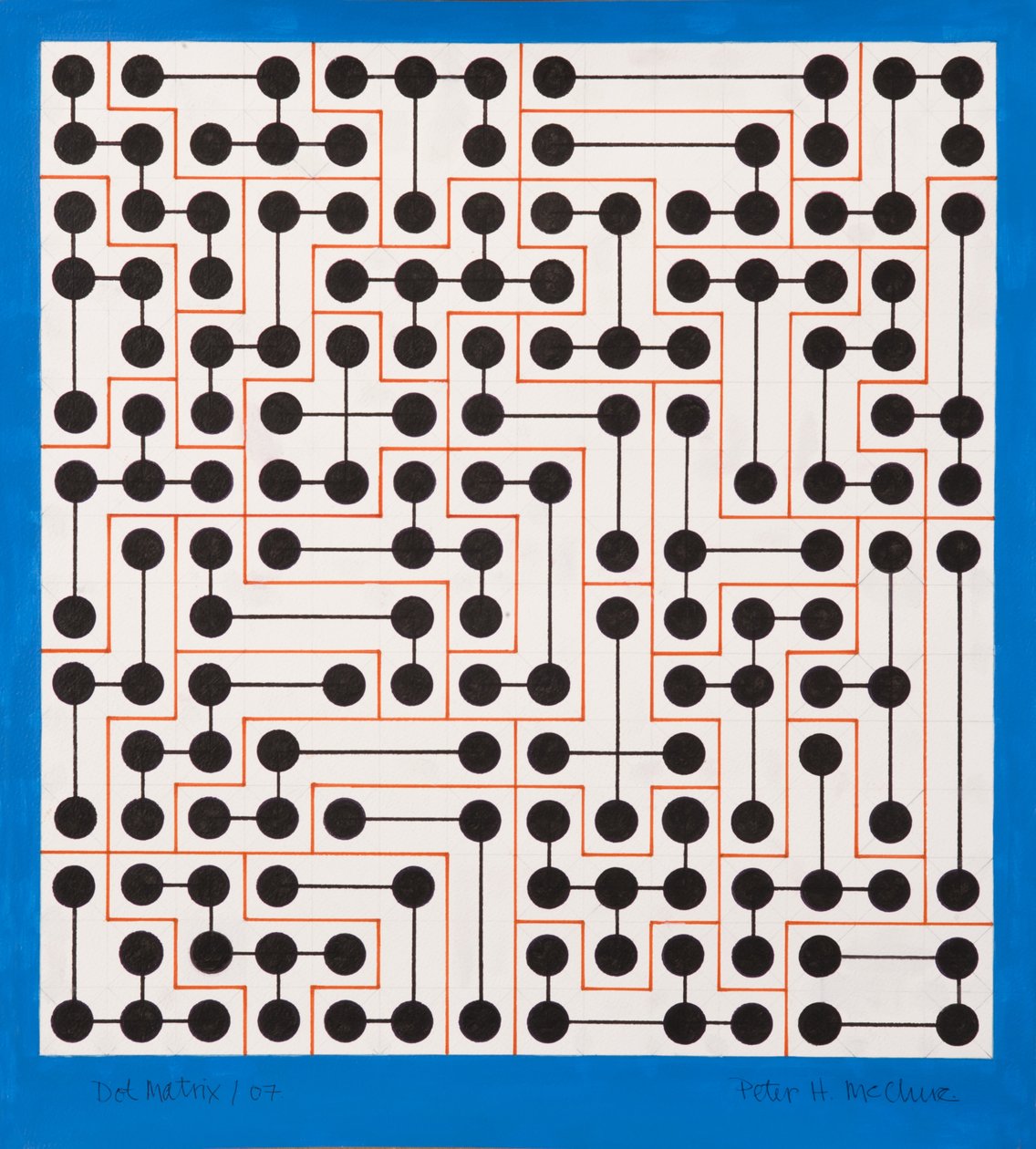 Dot Matrix, 2007 door Peter McClure