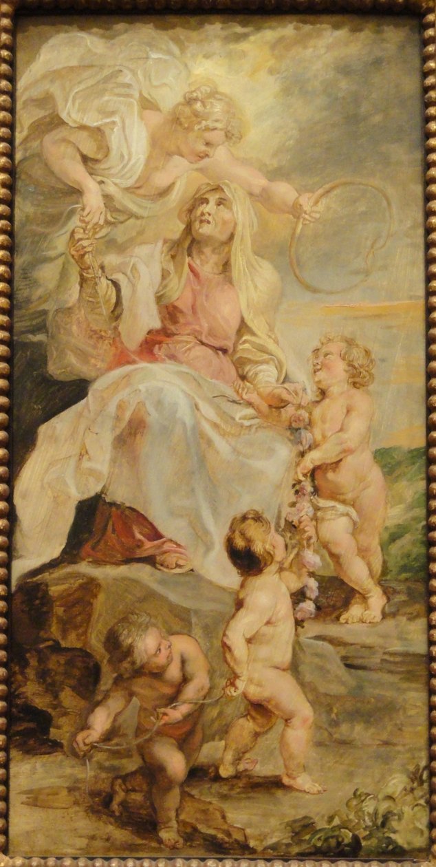 Allegorie van de eeuwigheid door Peter Paul Rubens