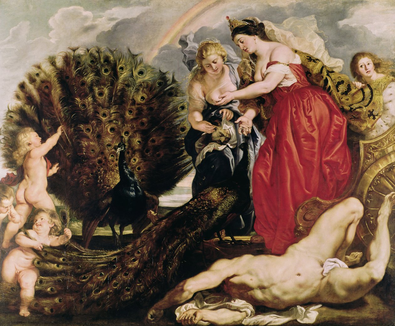 Juno en Argus, 1611 door Peter Paul Rubens