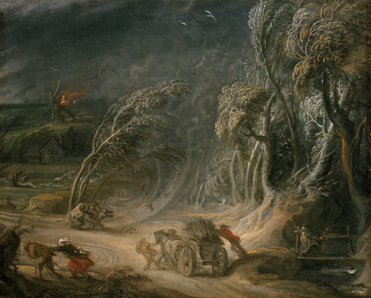 Landschap: Een Storm door Peter Paul Rubens