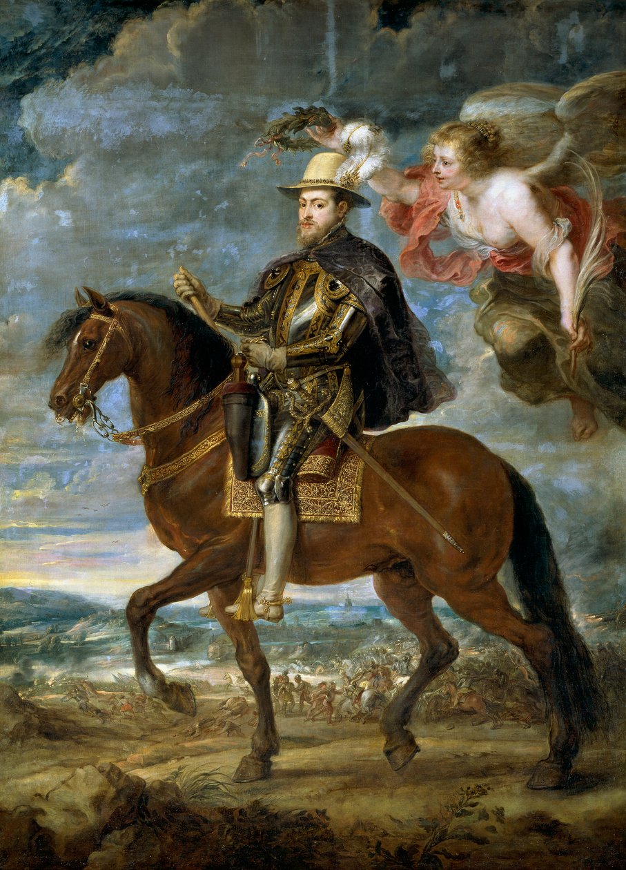 Portret van Filips II van Spanje door Peter Paul Rubens
