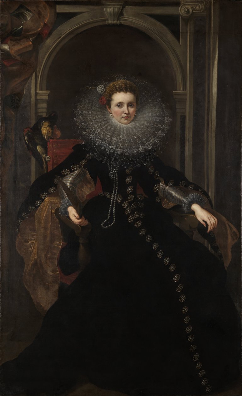 Vermoedelijk portret van de markiezin Veronica door Peter Paul Rubens