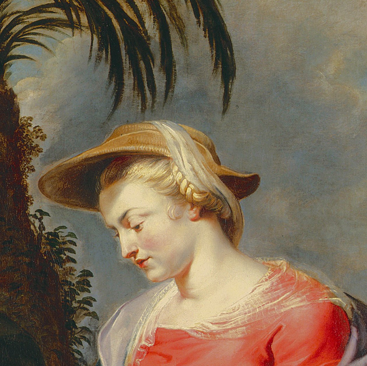 Terugkeer van de heilige familie uit Egypte, (detail) door Peter Paul Rubens
