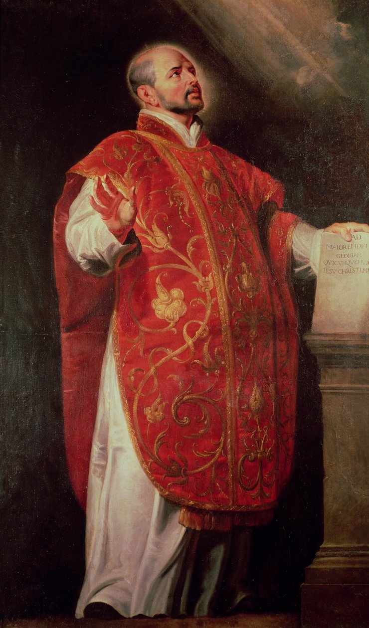 St. Ignatius van Loyola (1491-1556) Oprichter van de Jezuïeten door Peter Paul Rubens