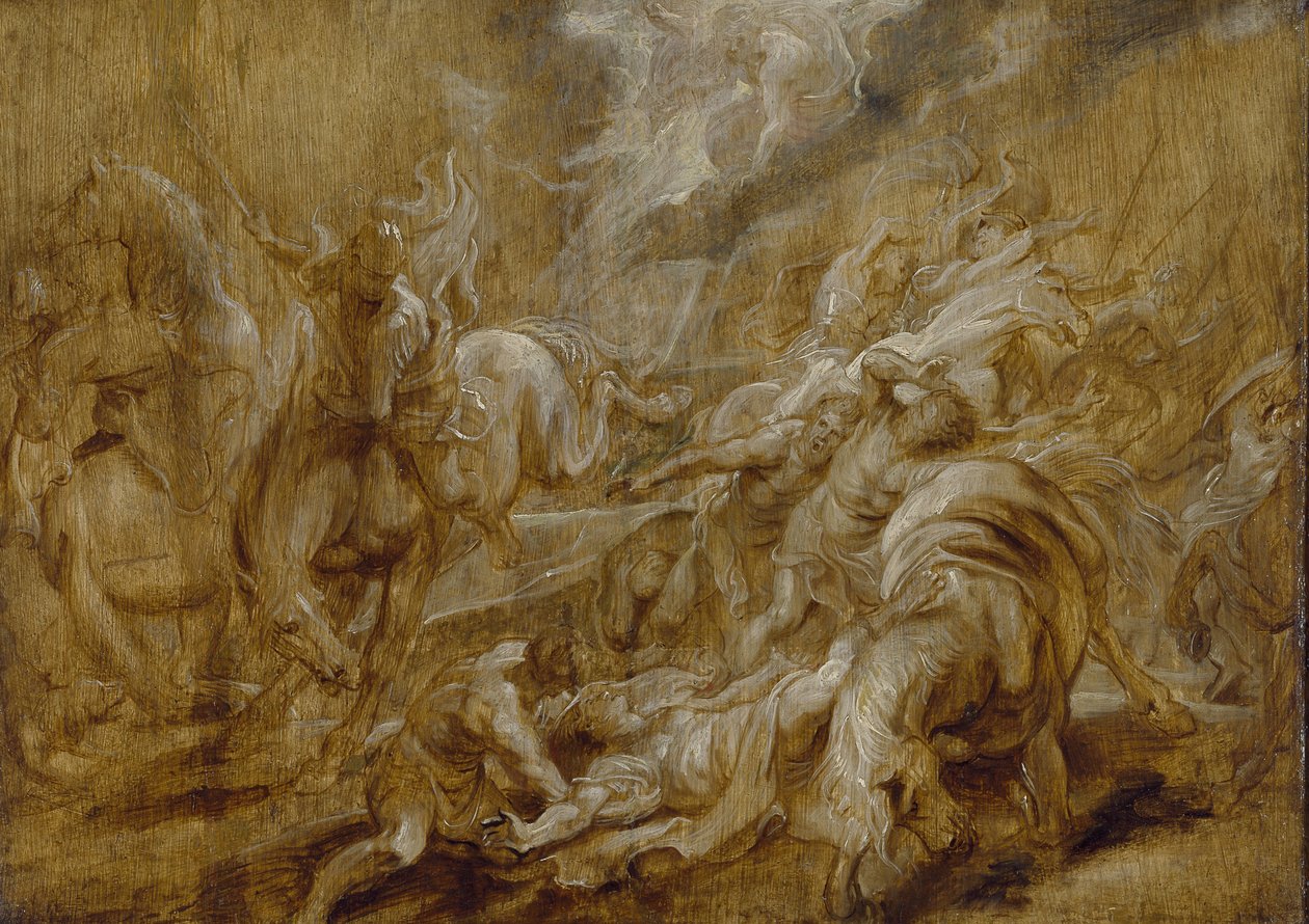 De bekering van St. Paulus, ca. 1616 - 1620 door Peter Paul Rubens