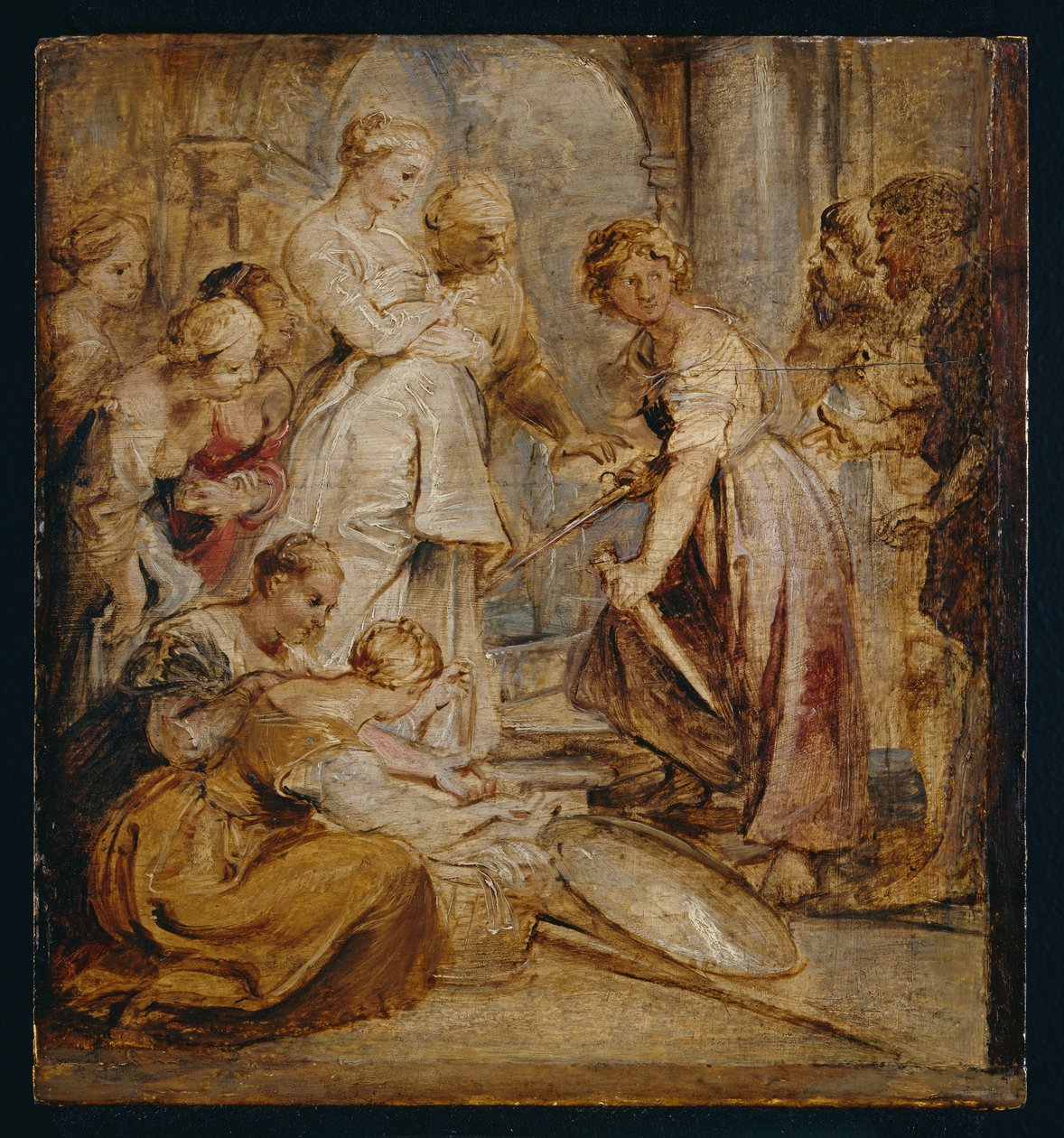 De ontdekking van Achilles tussen de dochters van Lykomedes, c.1618 door Peter Paul Rubens