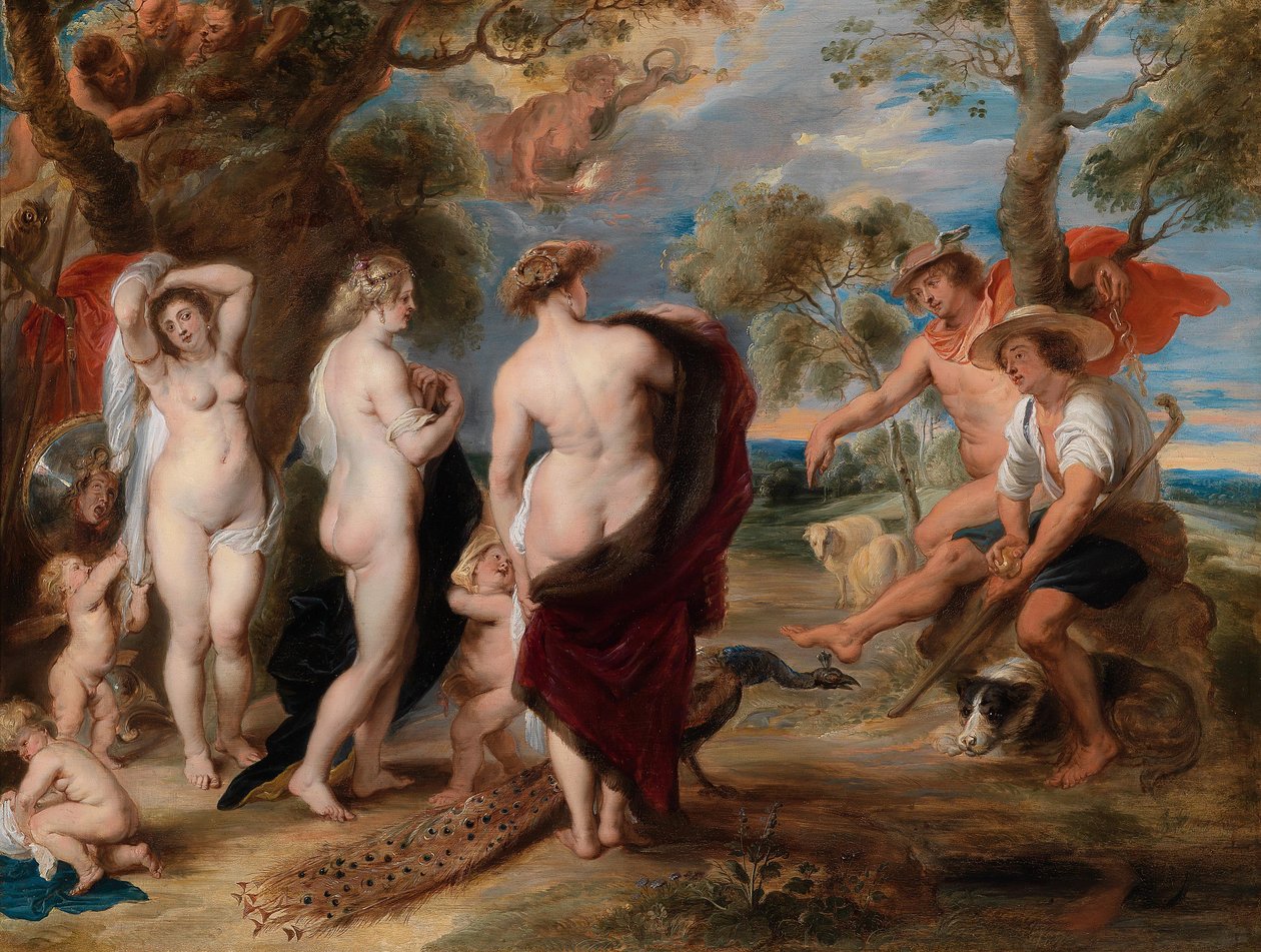 Het oordeel van Parijs door Peter Paul Rubens