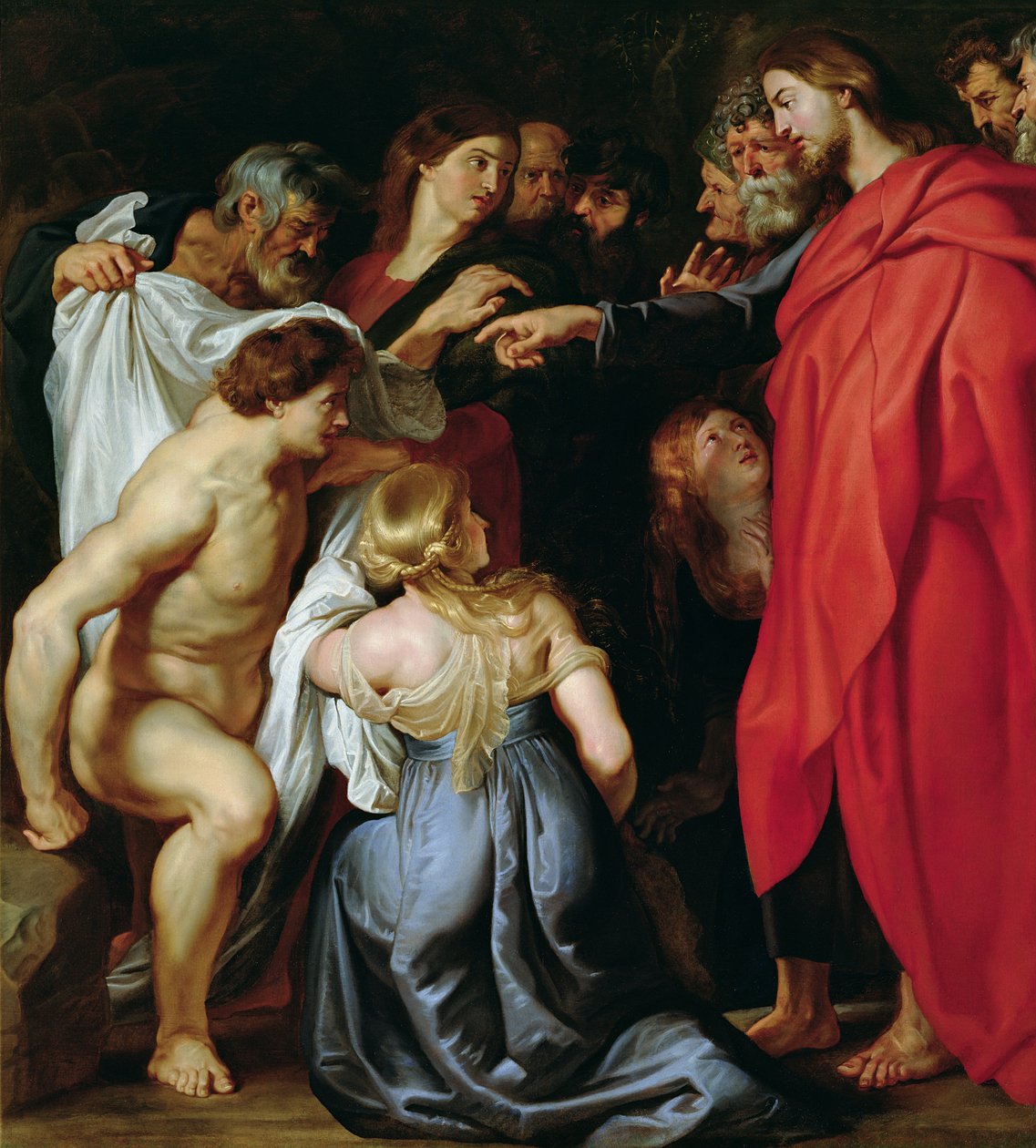 De opstanding van Lazarus door Peter Paul Rubens