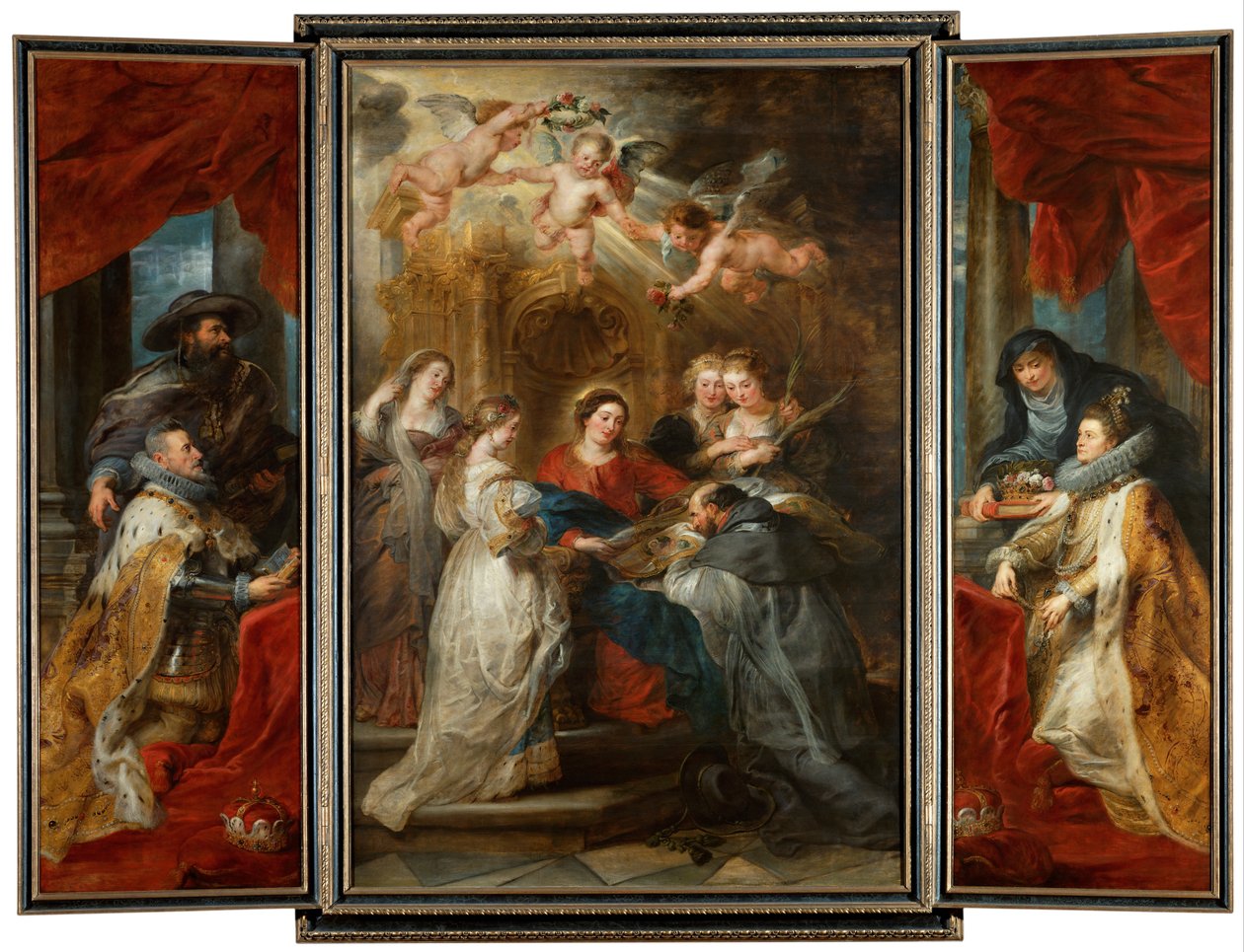 Het drieluik van St. Ildefonso door Peter Paul Rubens