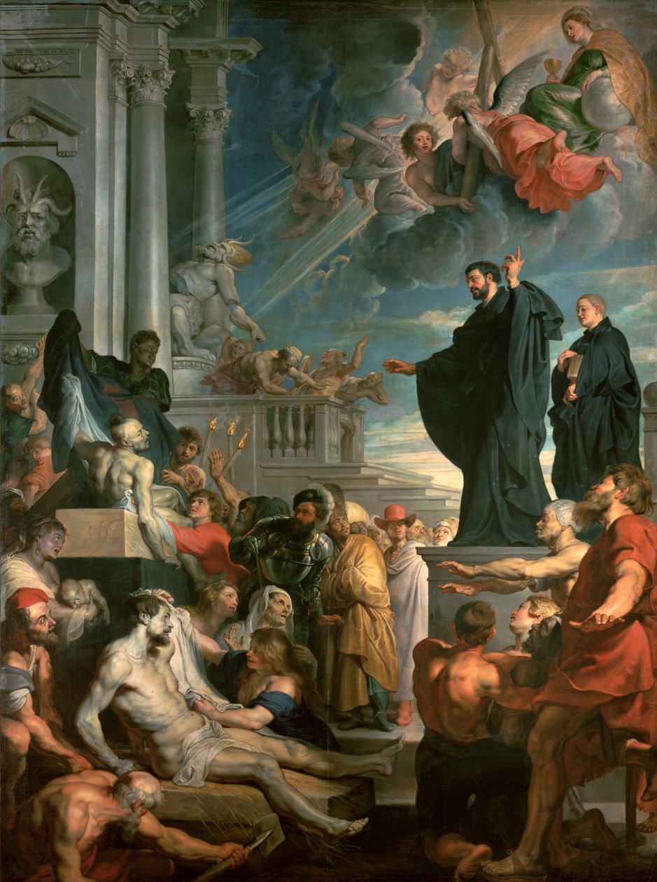 De wonderen van St. Franciscus Xaverius door Peter Paul Rubens
