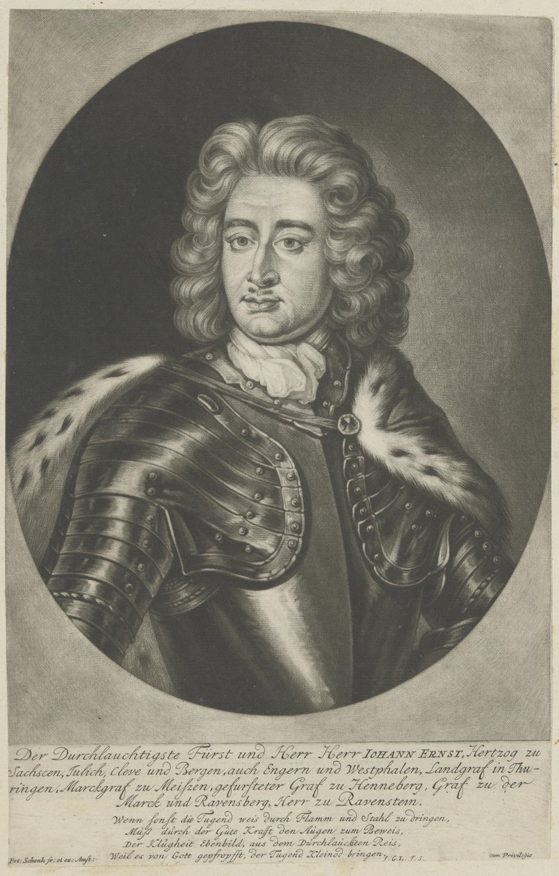 Johann Ernst door Peter Schenk the Elder
