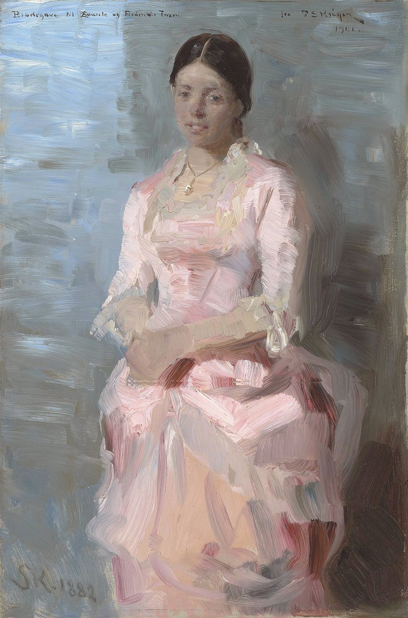 Frederikke Tuxen door Peder Severin Krøyer