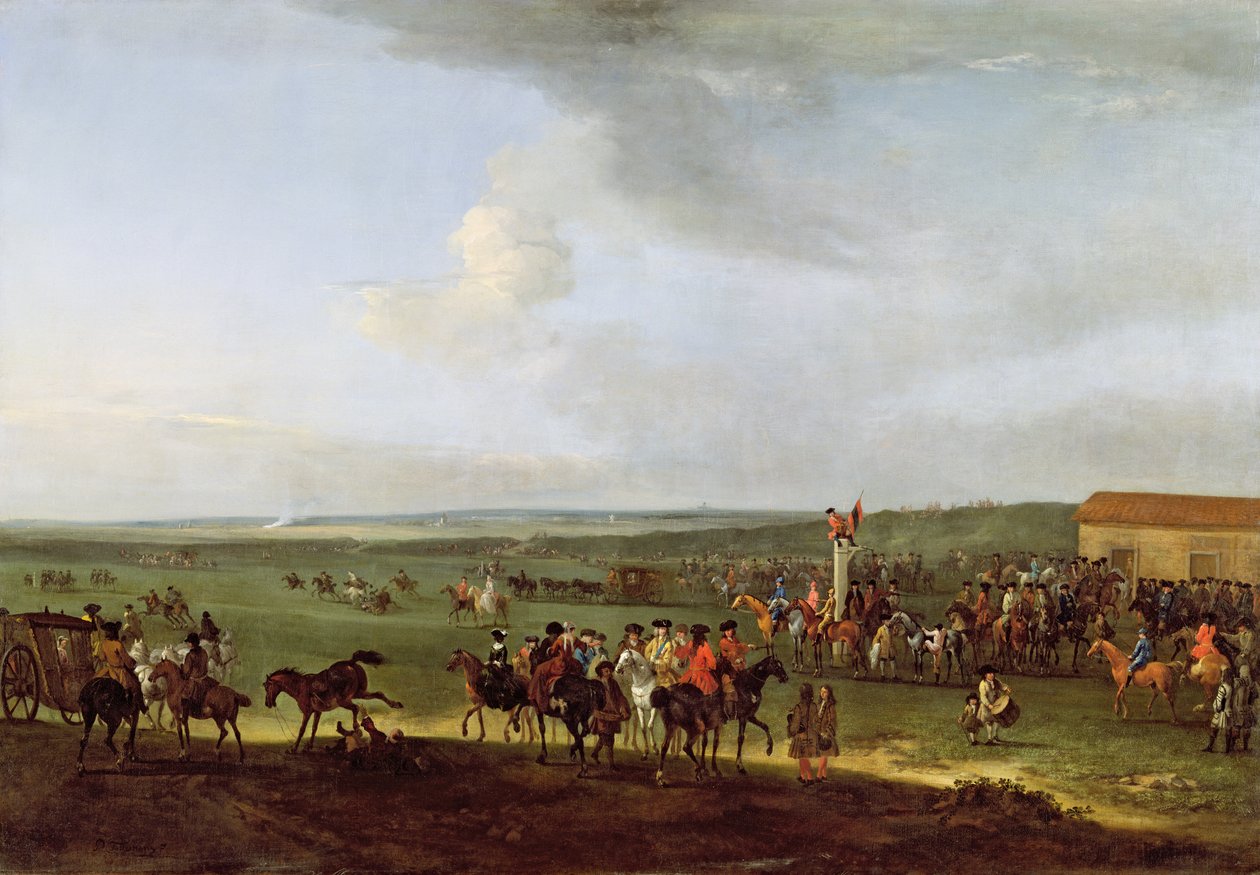 De Ronde Baan bij Newmarket, Voorbereiding voor de Koningsplaat door Peter Tillemans