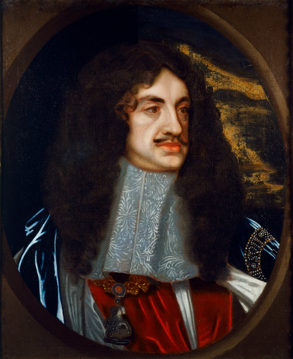 Portret van James II door Peter (after) Lely