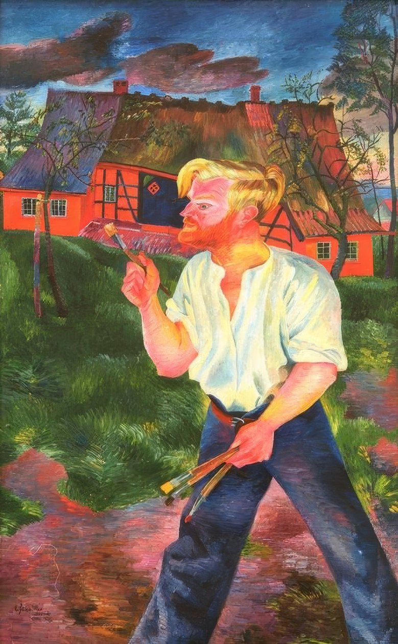 Schilder Peter August Böckstiegel – Arrode – de schilder van zijn thuisland door Peter August Böckstiegel