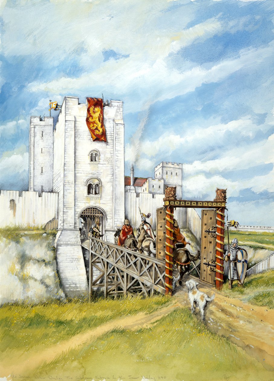 Oud Sarum, 1140, ca. 1990-2010 door Peter Dunn