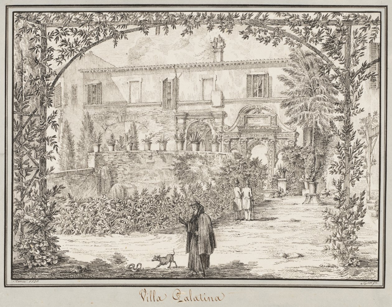 Villa Palatina door Peter Heinrich Lambert von Hess