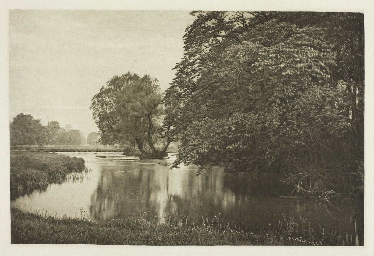 Kraaieneilandbeek, rivier de Wye door Peter Henry Emerson