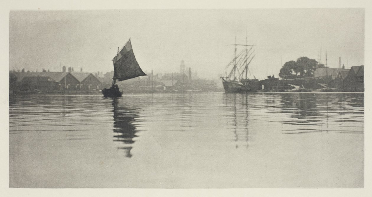 Op de Vloed door Peter Henry Emerson