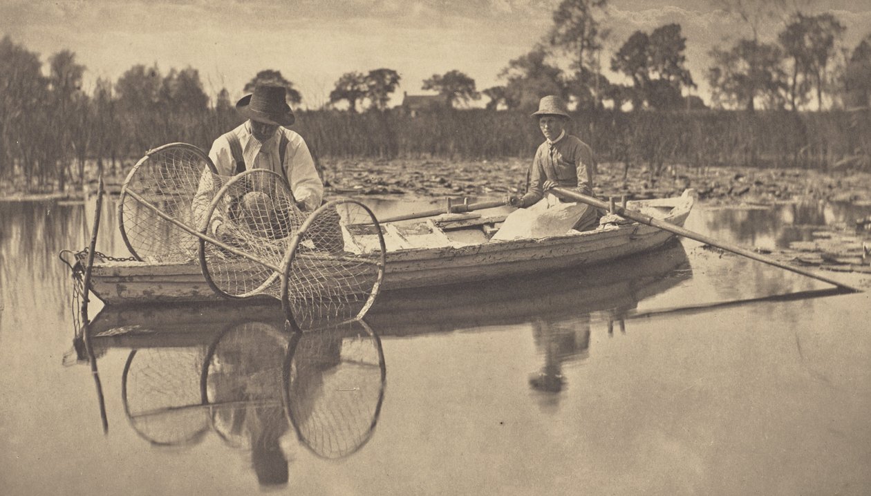 Het opzetten van het boognet door Peter Henry Emerson
