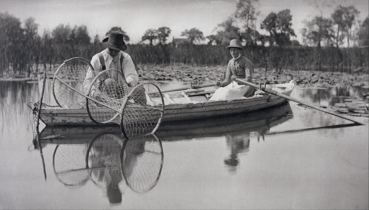 Het fuiknet uitzetten door Peter Henry Emerson