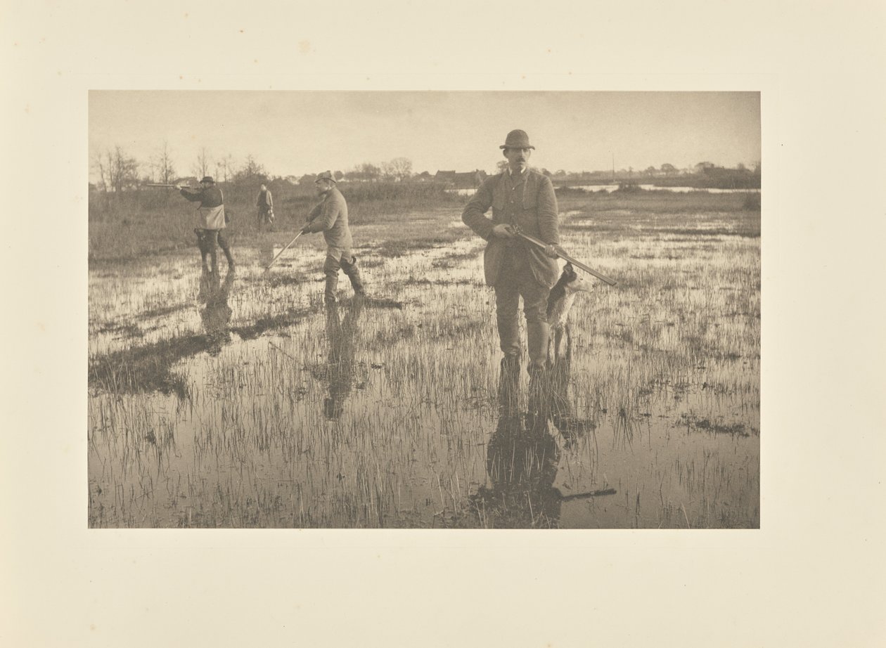 Jacht op watersnippen door Peter Henry Emerson