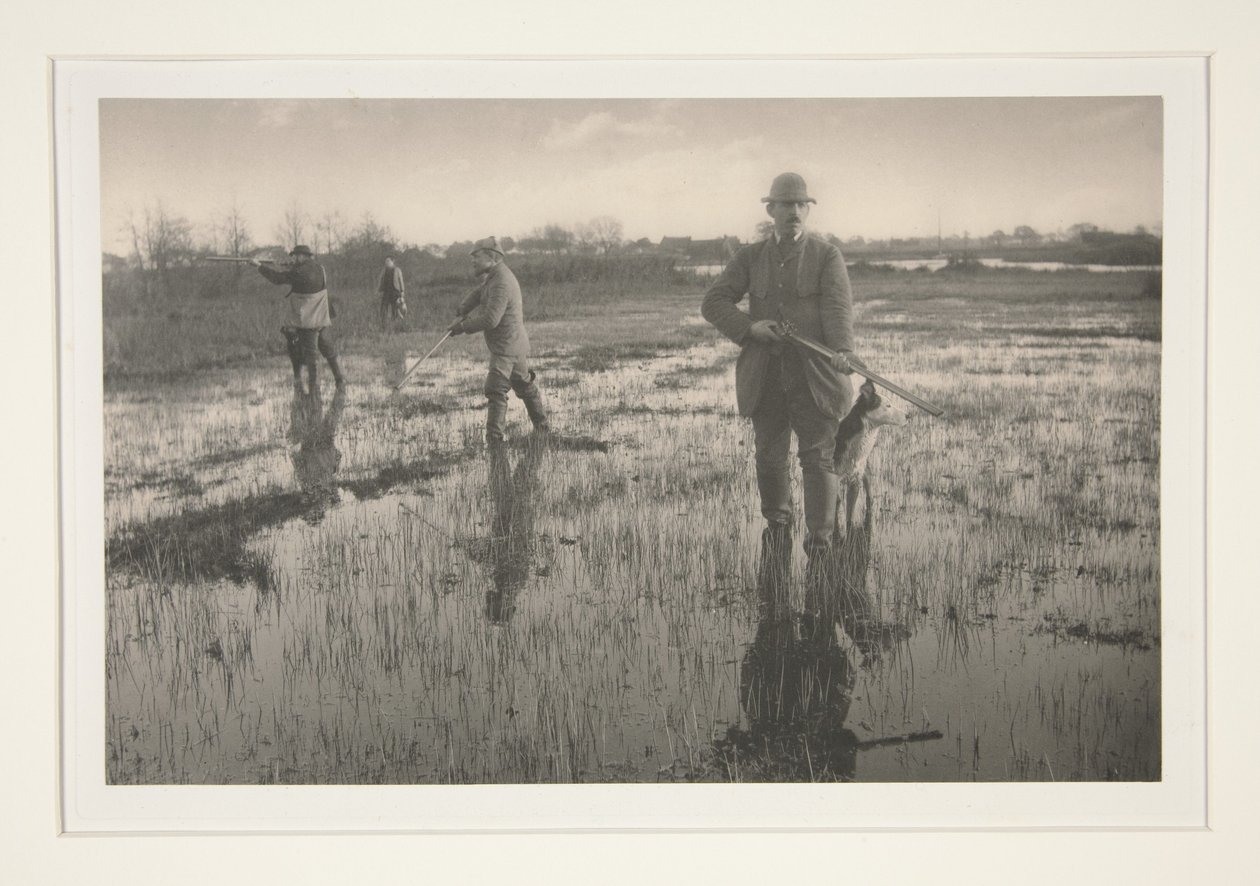 Snippenjacht door Peter Henry Emerson