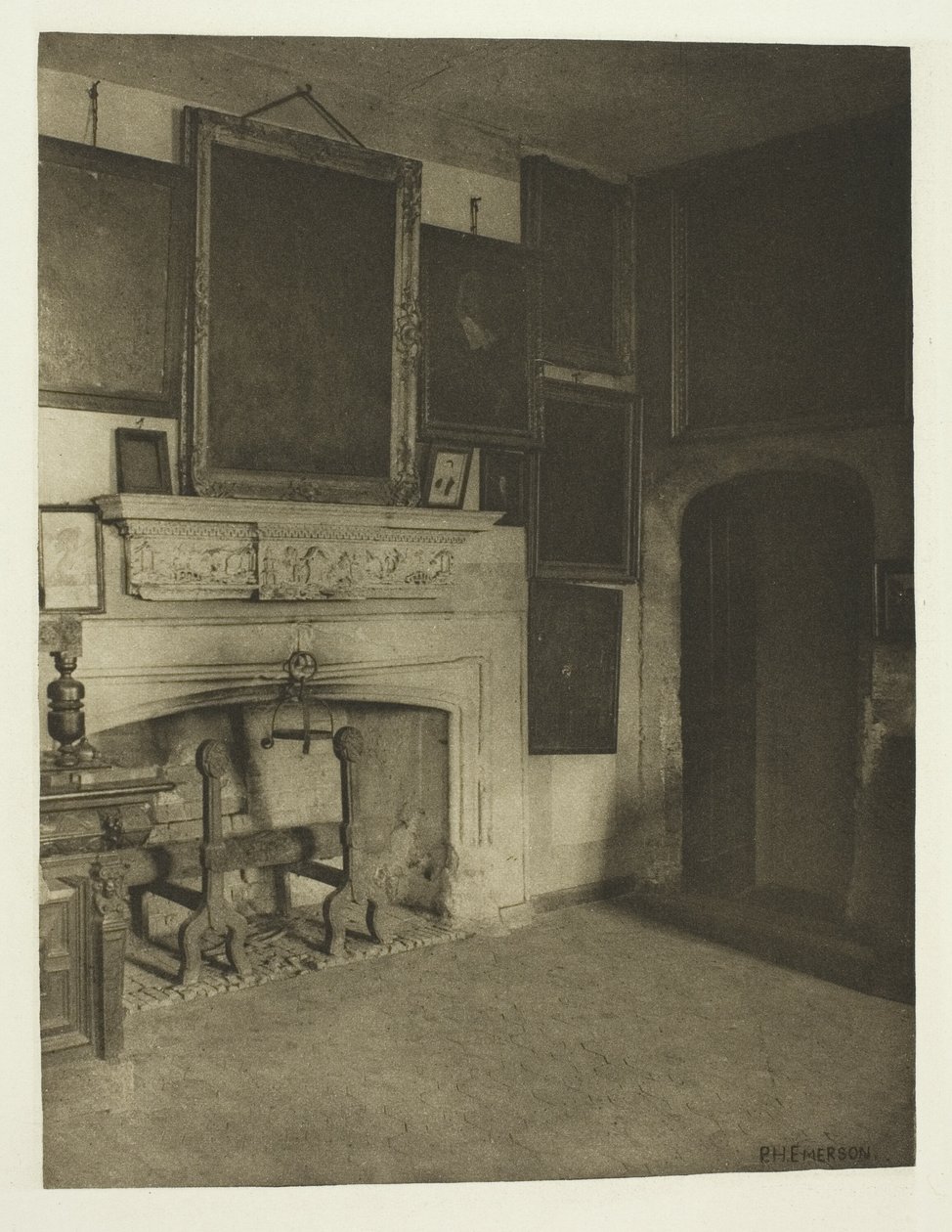 De samenzweerderskamer, Old Rye House door Peter Henry Emerson