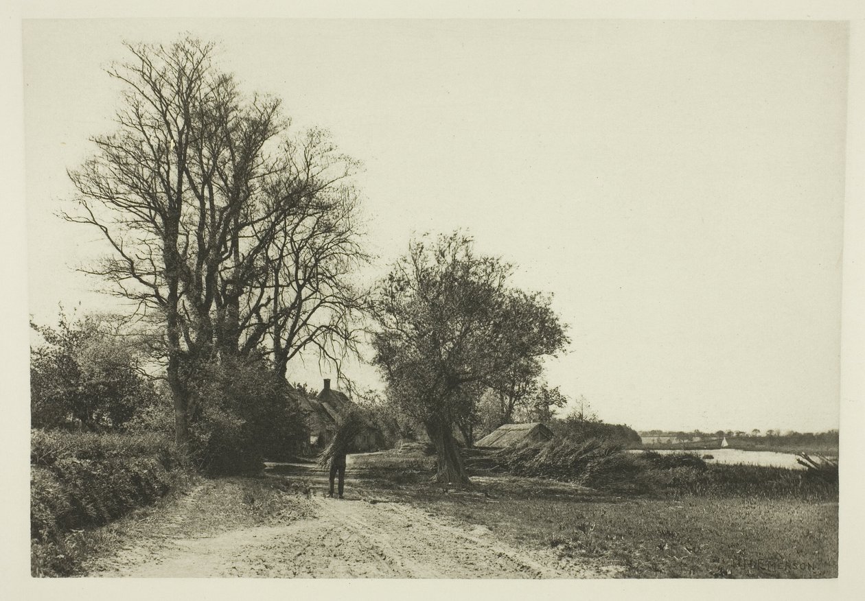 De Boerderij bij de Brede (Norfolk) door Peter Henry Emerson