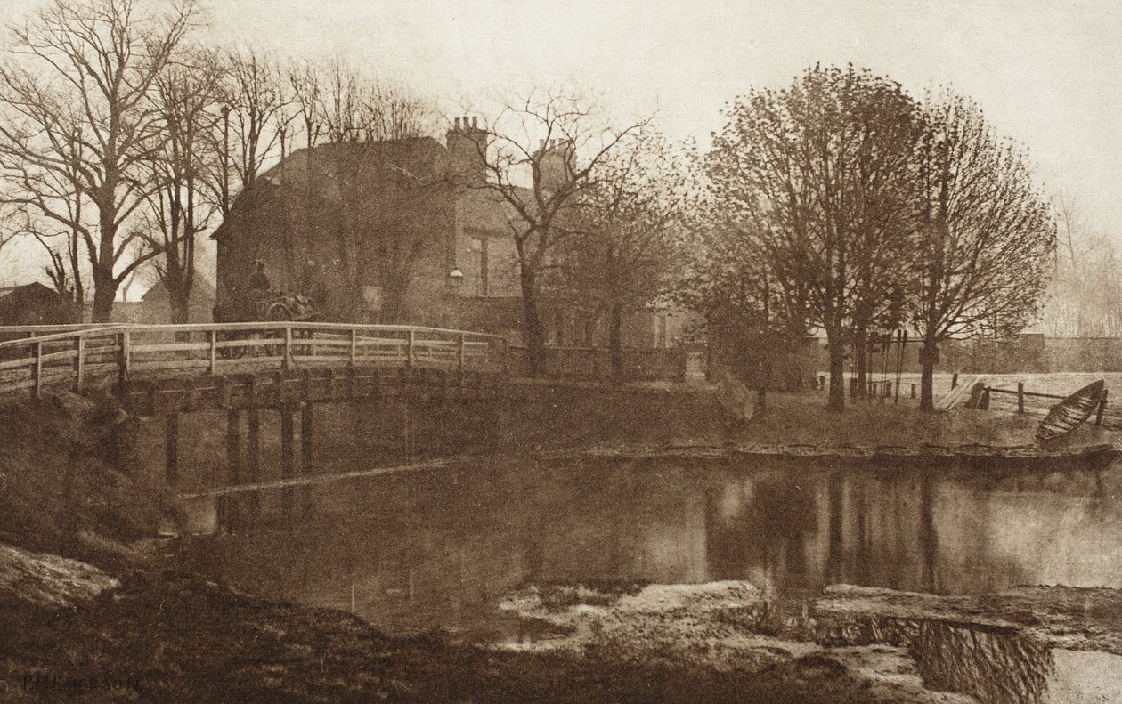 De veerbootherberg, Tottenham door Peter Henry Emerson