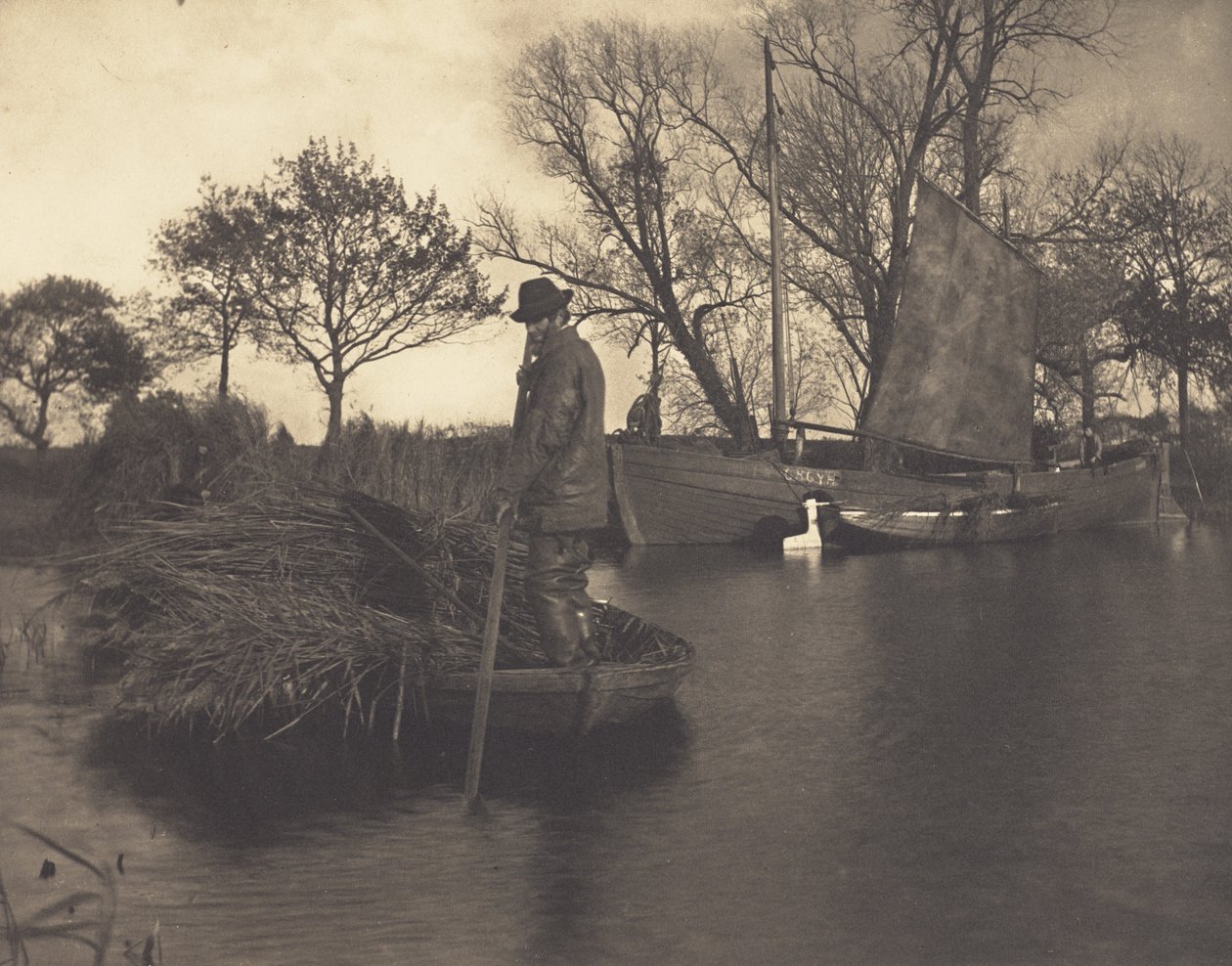 De terugkeer van de gladdensnijder door Peter Henry Emerson
