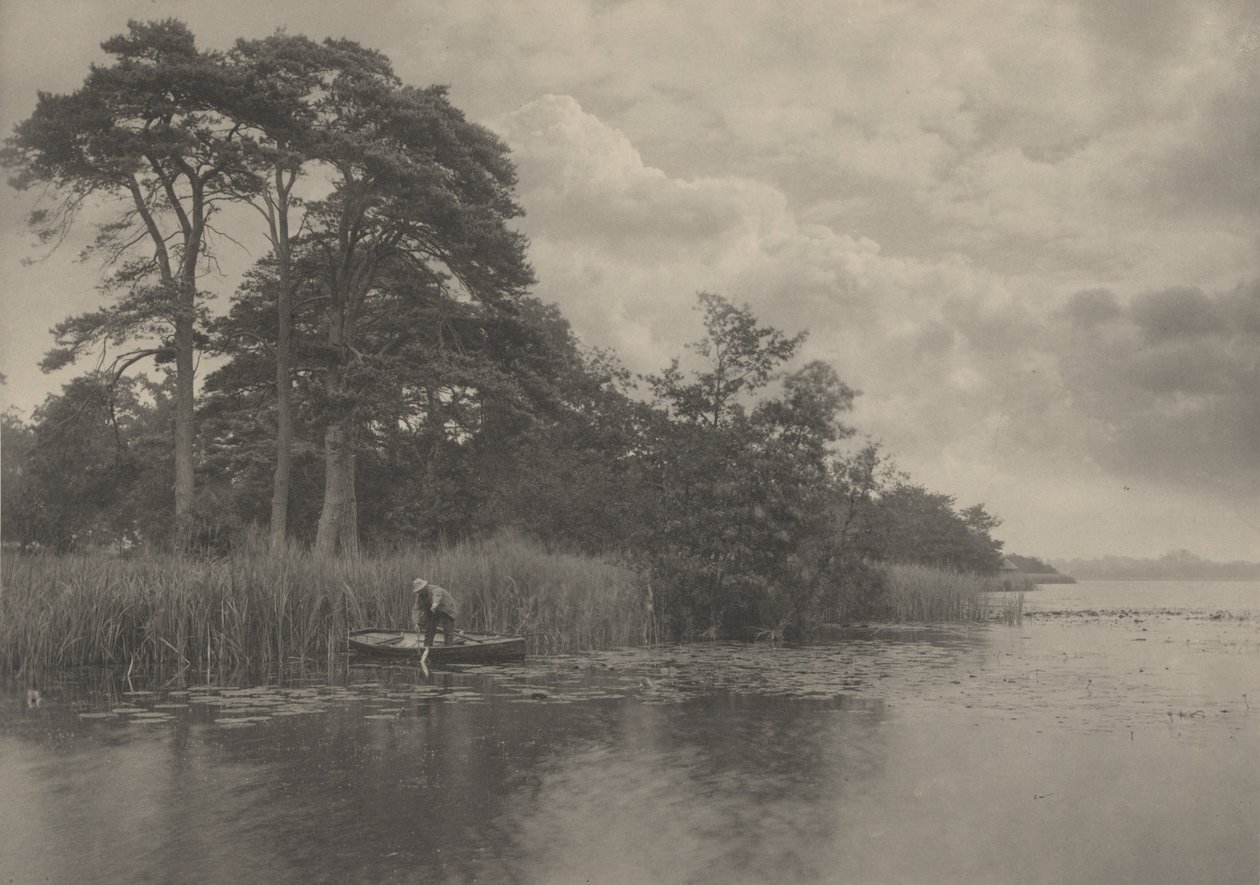 Het spook van de Snoek,1887 (foto) door Peter Henry Emerson
