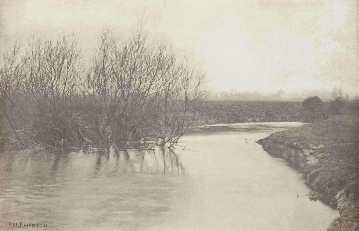 De Lea, nabij Tottenham door Peter Henry Emerson