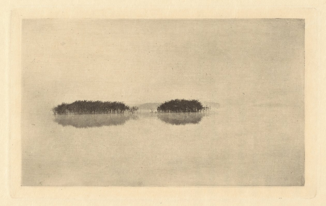 De Lone Lagoon,in of voor 1895 (foto) door Peter Henry Emerson