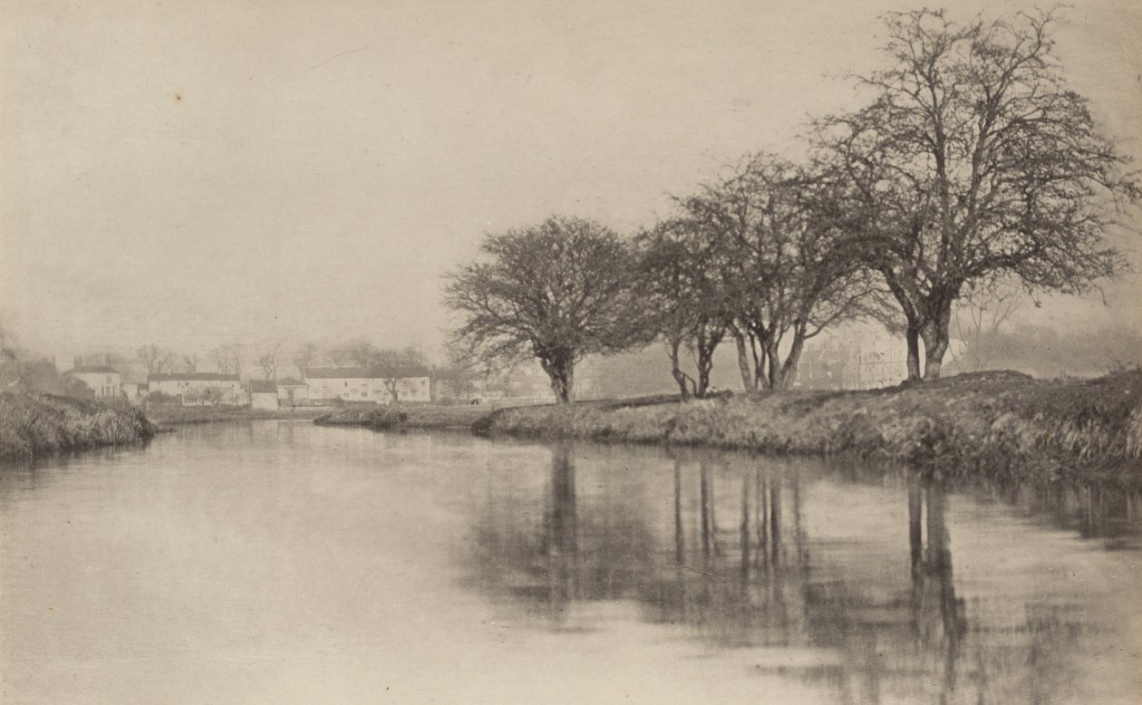 Het dorp aan de rivier, 1890-1891, gedrukt 1893 door Peter Henry Emerson