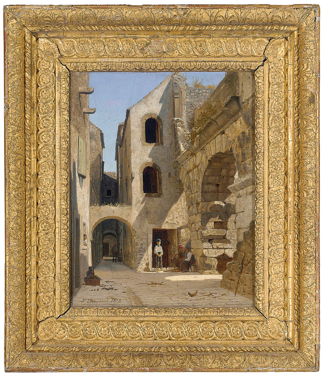 Bij de ruïnes van het Dioclesian Palazzo, Spelato door Peter Kornbeck